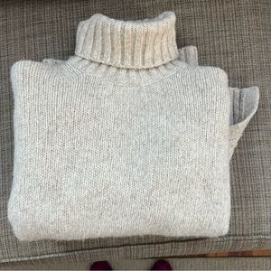 Everlane Women Cloud Alpaca Swester size small, oatmeal Heather